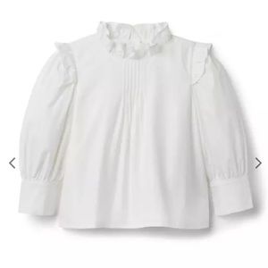 Janie and Jack NWOT THE PINTUCKED RUFFLE TOP